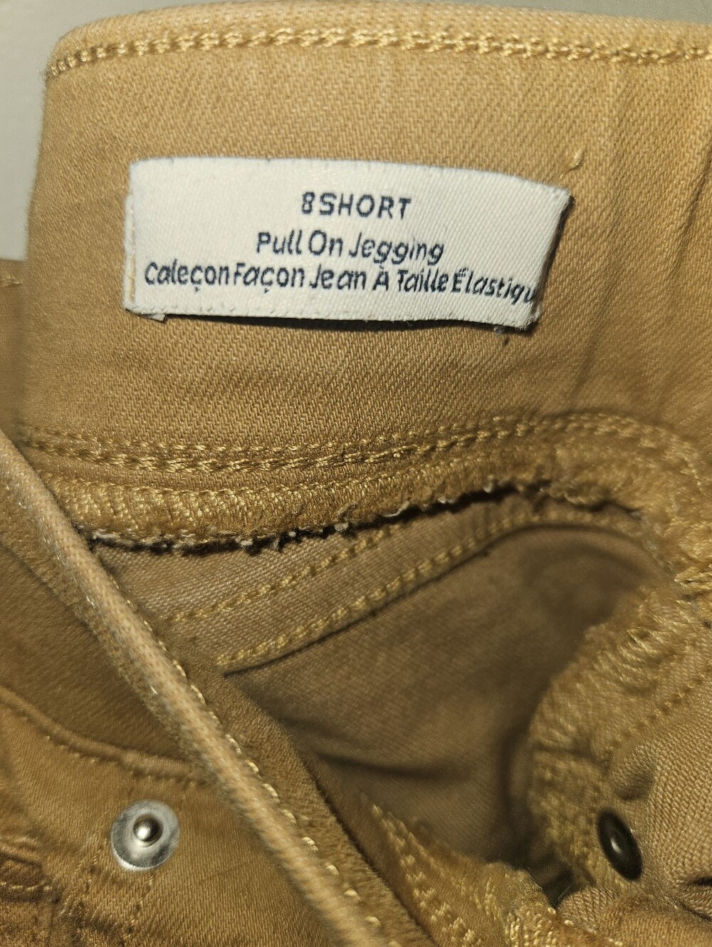 Amazon Essentials Womans Pull On Jegging Tan Pants Size 8 Short - Picture 7 of 13